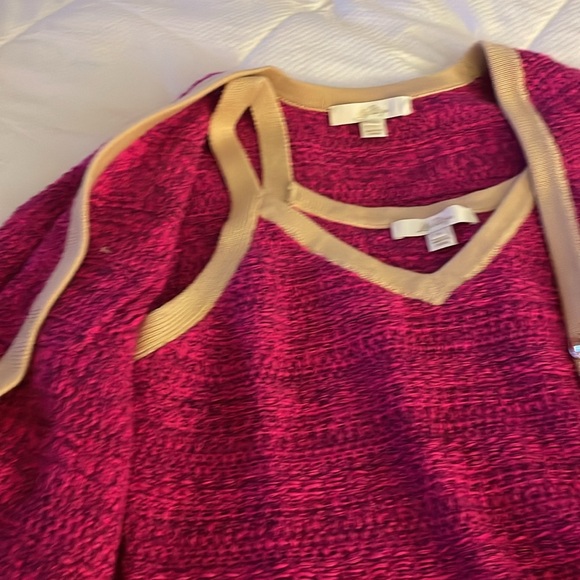 Lilly hot pink sweater set - Picture 4 of 6